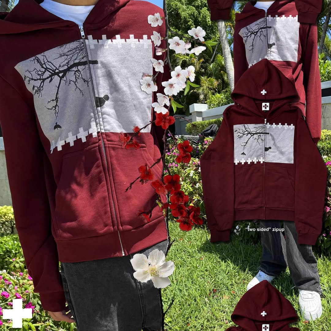 TWO SIDED WORLD HOODIE